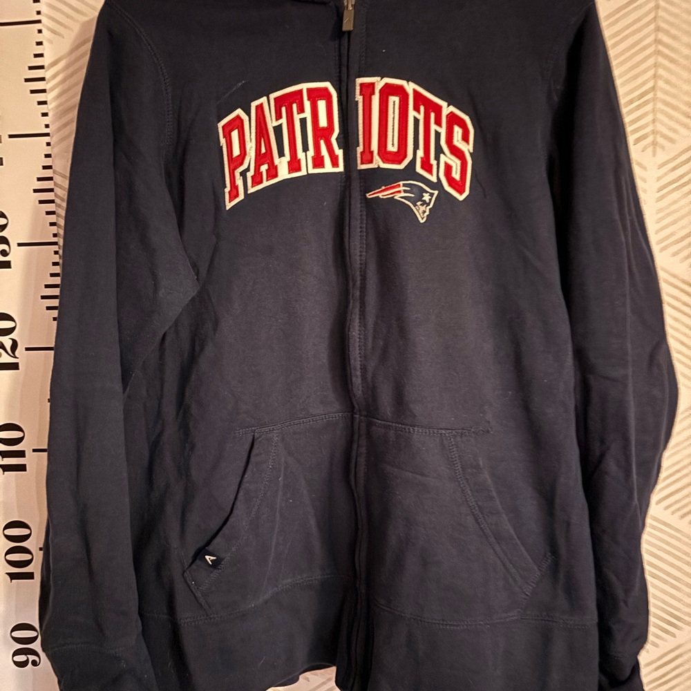 Patriots hoodie extra large zip up - Picture 2 of 5